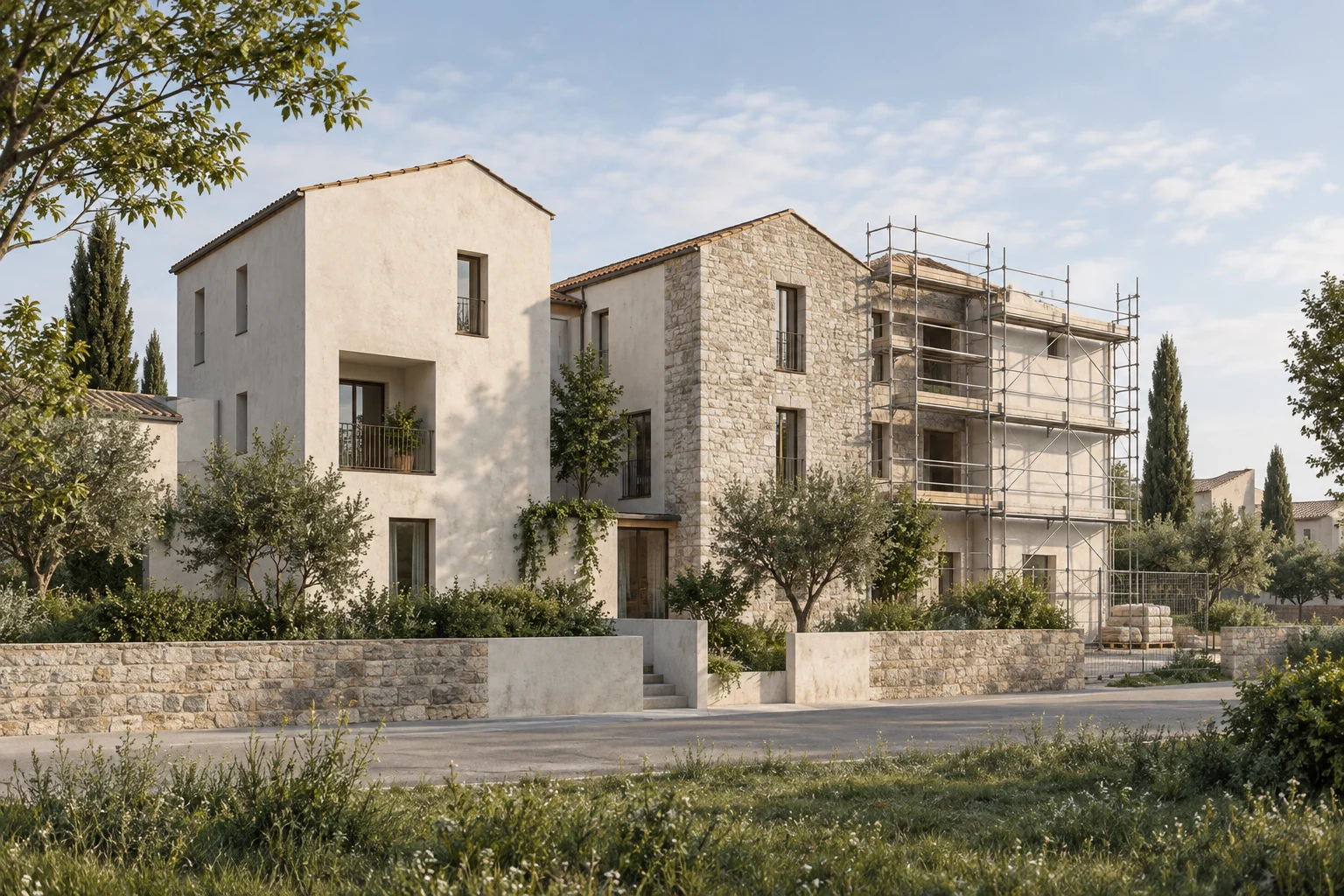Immagine cantiere illustrativa, scheda dimostrativa