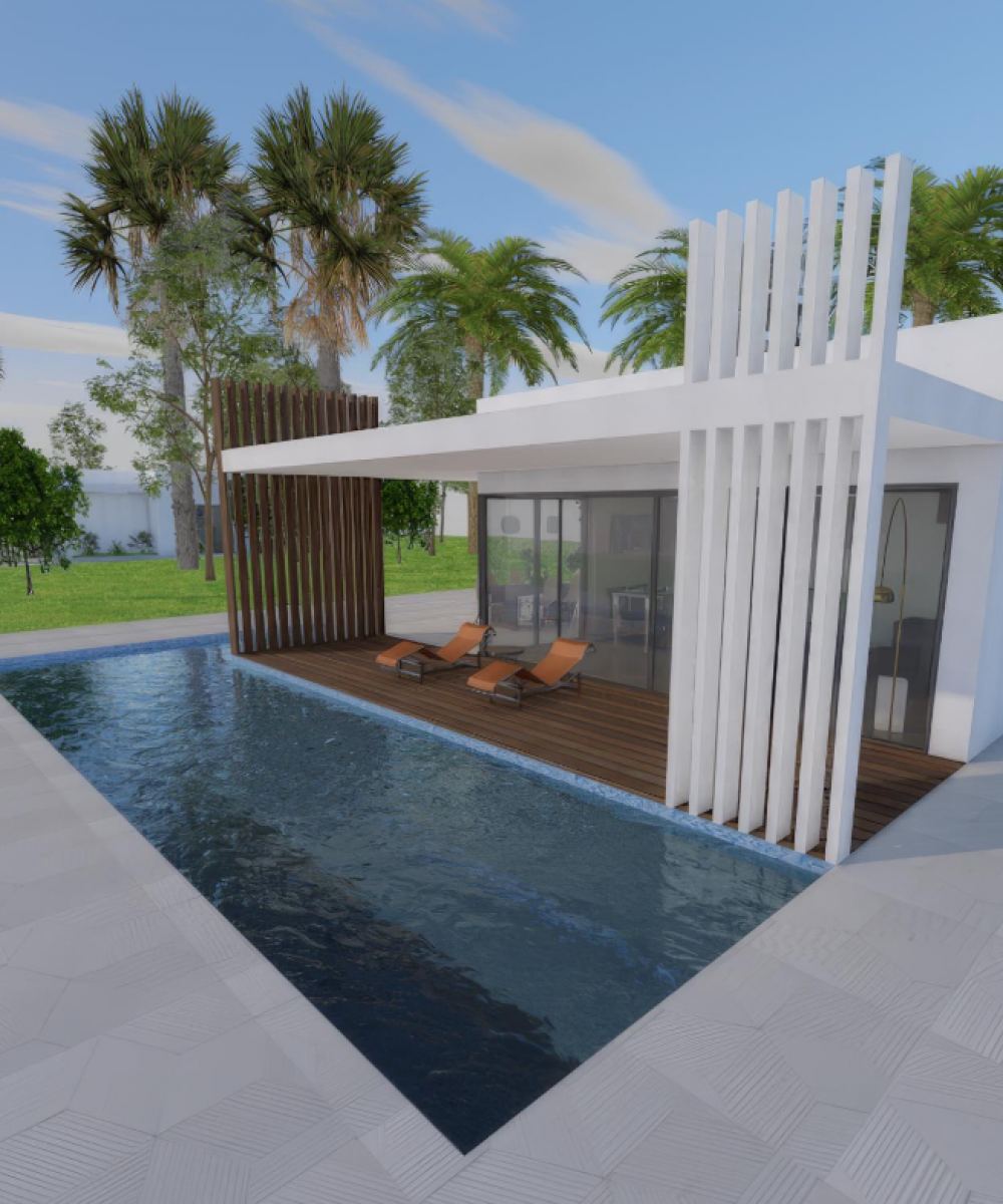 Rendering del progetto Sicily Maison